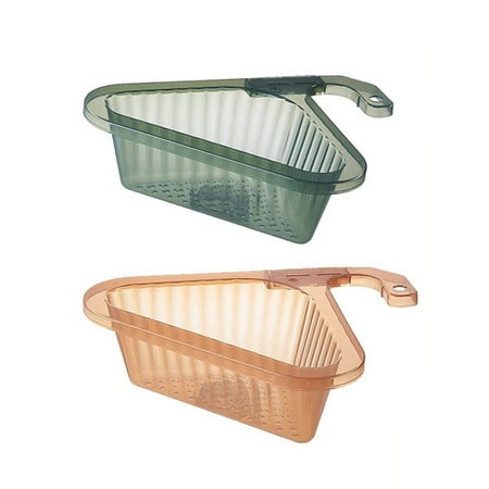 

Retractable Handle Sink Drain Shelf Fit For All Sink Multifunctional Corner Riangular Sink Filter Swan Drain Rack For Bathroom