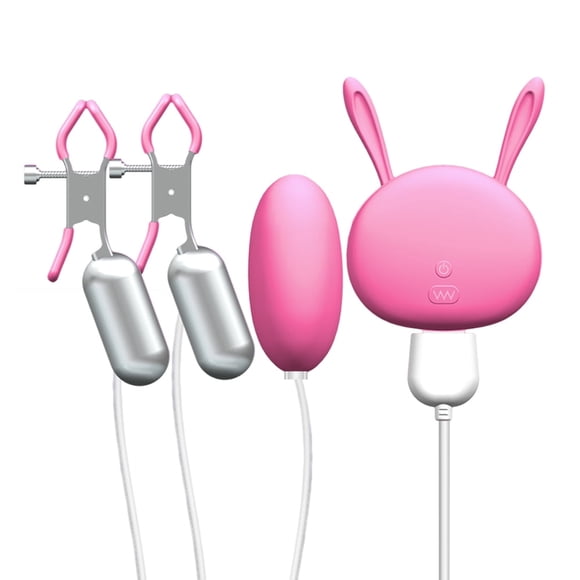 Tluda Nipple Clamp Vibrator Silicone Nipple Kneading Clamp Sucking Stimulation Massager Breast Sucking Cup Sucking Breast Massager Erotic Adult Sex Toys for Woman with Stronger Suction