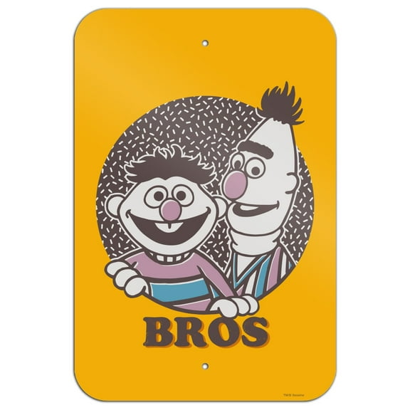 Sesame Street Bert and Ernie Bros Home Business Office Sign