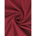 thumbnail image 5 of INSPIRE CHIC Women's Waffle Knit Pajama Round Neck Pjs Loungewear 2 Piece Lounge Sets XL Red, 5 of 5
