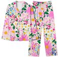 thumbnail image 2 of LOPECY-Sta Loungewear Sets Women 2 Piece Christmas Home Wear Long Sleeve Button Down Sleepwear 2 Piece Nightwear Women Pjs Sets, 2 of 8