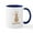 White/Navy Inside, variant on CafePress - Easter Rabbit Mugs - 11 oz Ceramic Mug - Novelty Coffee Tea Cup