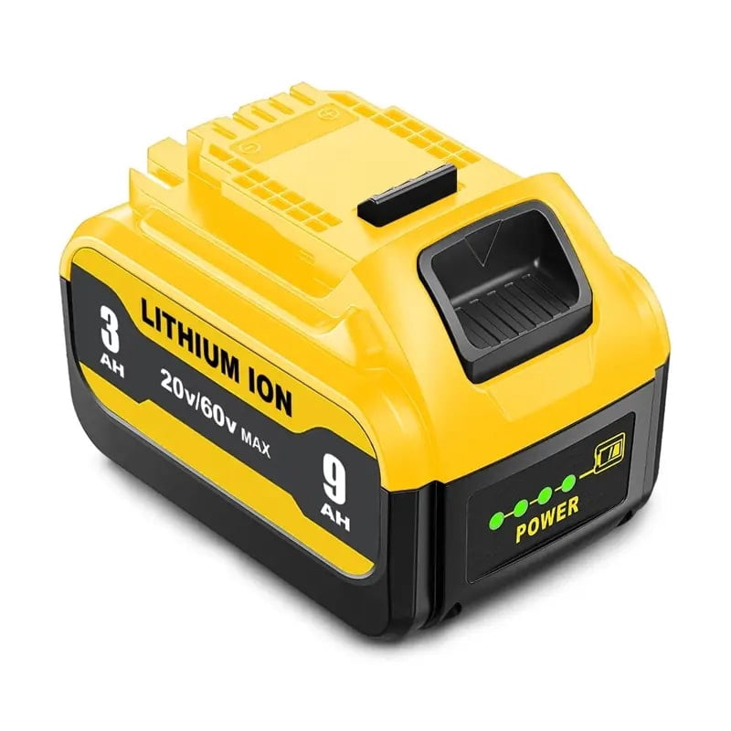 High-Capacity 9.0Ah Lithium-Ion Battery for Dewalt - 20V 60 Volts 9.0Ah Battery