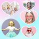 thumbnail image 5 of Heart Glasses 10 Pcs Rimless Heart Sunglasses Love Heart Shaped Glasses Transparent Colored Heart Eyewear Multipack, 5 of 5