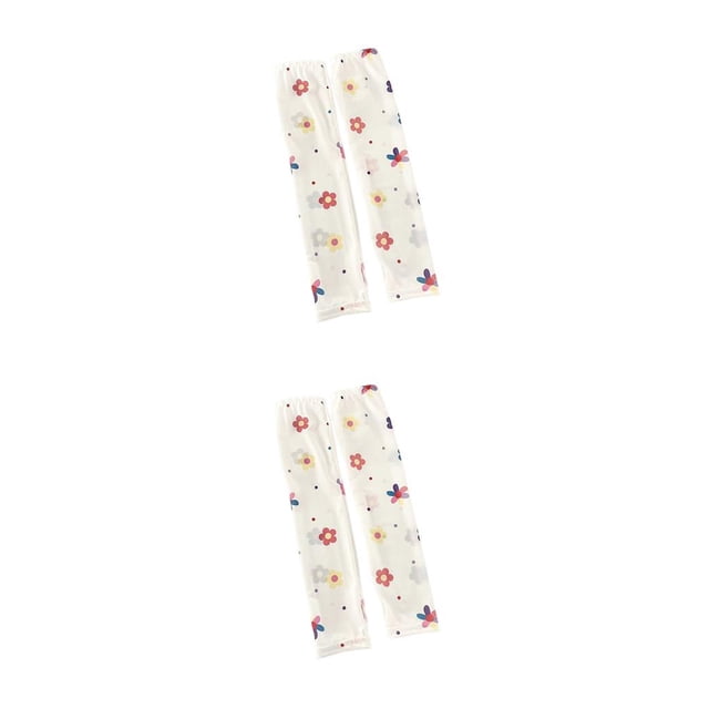 Sonducket Mangas de brazo para niños, manga de seda helada, cubierta de protección solar elástica de verano, guantes para brazos amigables con Tipo 6 2piezas