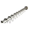 thumbnail image 2 of Kingston Brass SRK608 Americana 72" Réglable Tige de Rideau de Douche en Acier Inoxydable avec Base de Tige de Douche Milano, Nickel Satiné, 2 of 5
