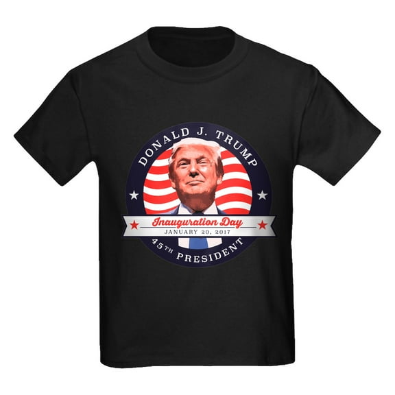 CafePress - President Trump Inauguration D Kids Dark T Shirt - Dark T-Shirt Kids XS-XL