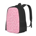 thumbnail image 1 of KLL Breast Cancer Awareness Pattern Carry on Backpack,16.5x12.5x5.5 Personal Item Bag Carry On Backpack Water Resistant Lightweight Daypack, 1 of 6