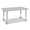 Gray/Gray, variant on Rectangle Activity Table - 30" X 48", A-height - Freckled Gray/Orange/Gray