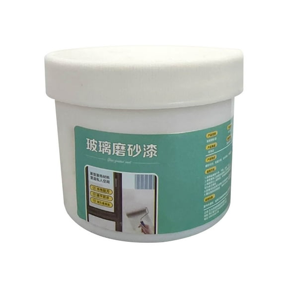 Pintura esmerilada para vidrio, translúcida, impermeable y antimirones, a base de agua, de 300 ml, para uso en oficina y hogar.