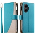thumbnail image 1 of Funda cartera GANGXUN para Xiaomi POCO F7 5G , cuero PU con tarjetero, cremallera, correa de mano, soporte y protección 492°, 1 of 6