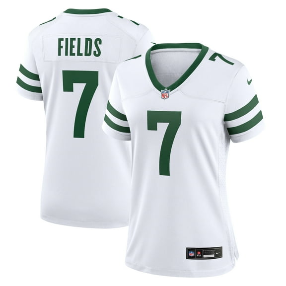 Women's Nike Justin Fields White New York Jets Game Jersey