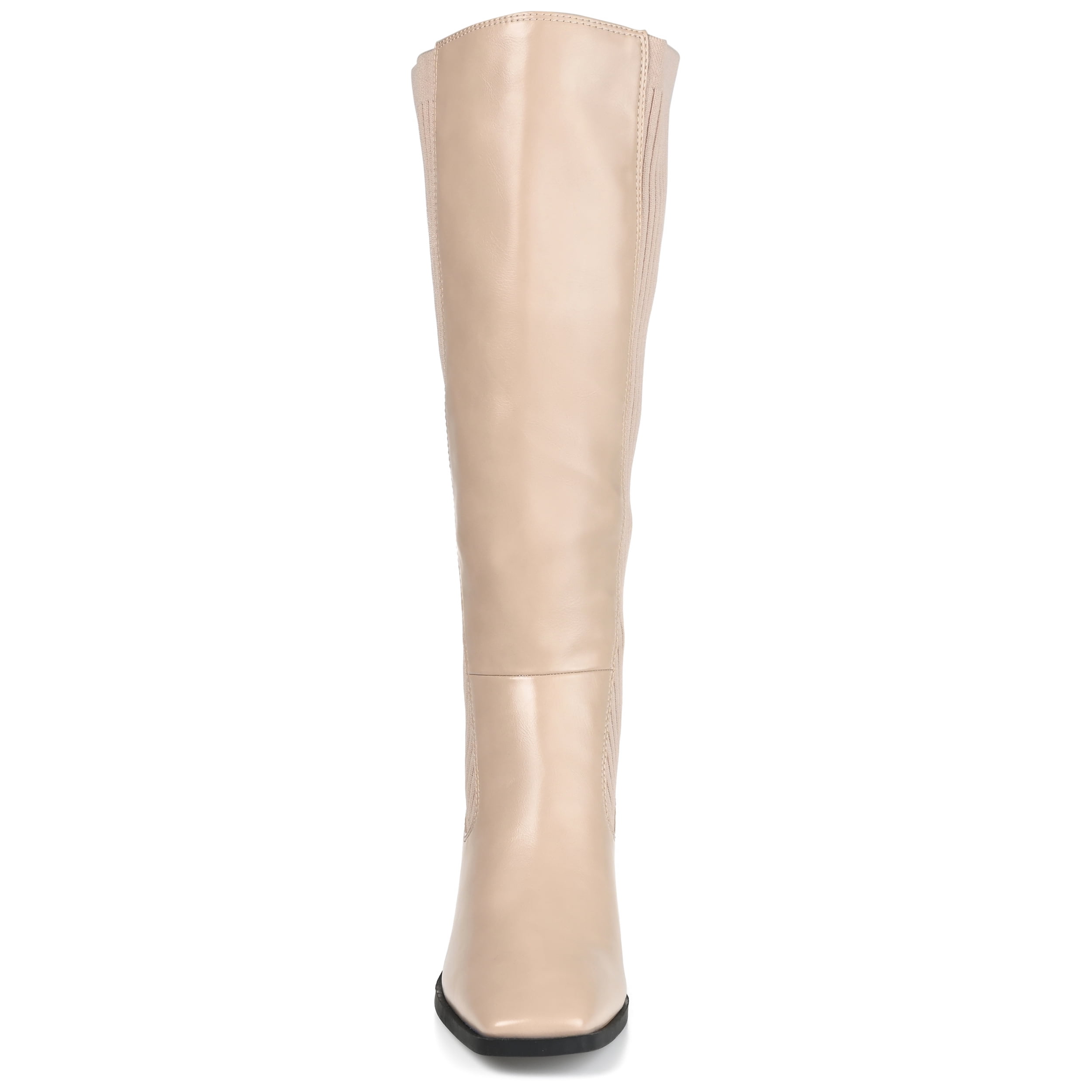 Journee Womens Winny Stacked Heel Knee High Boots