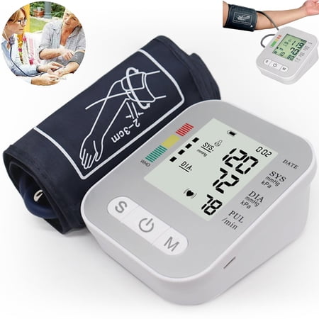 Mericonn Upper Arm Blood Pressure Monitor, Heart Rate Monitor Machine for Home Use