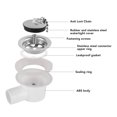 thumbnail image 4 of Drain Plug Connector Hose Adapter, Simple Installation RV Sink Drain Connector Anti Crack  for Yacht, 4 of 7
