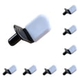 thumbnail image 2 of Shelf Pins Pegs Kit, Binkne Nickel Plated Shelf Support Pegs,Bookshelf Pegs for Shelves,L-Shaped Clips with Rubber Sleeve,Shelf Pins Holders for Furniture Glass Corner & Closet, 2 of 5
