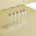 thumbnail image 4 of Empty Transparency Glass Bottle with Cork 20ml Decorative Bottle for Christmas Gift Wedding Decoration 6pcs, 4 of 5