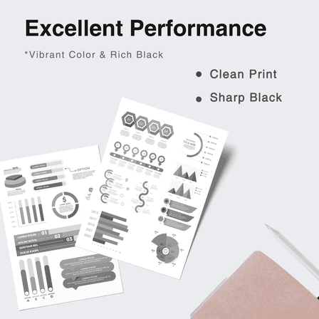 LC406 Ink for Brother LC406 Ink Cartridge for MFC-J4335DW Printer (1 Black )