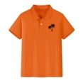 thumbnail image 6 of XQYLOS Tween Boys Girls Aestheti𝐜 Lapel Neck Shirt Short Sleeve Cross Print Tennis School 𝐔niform Collared Tops, 6 of 8