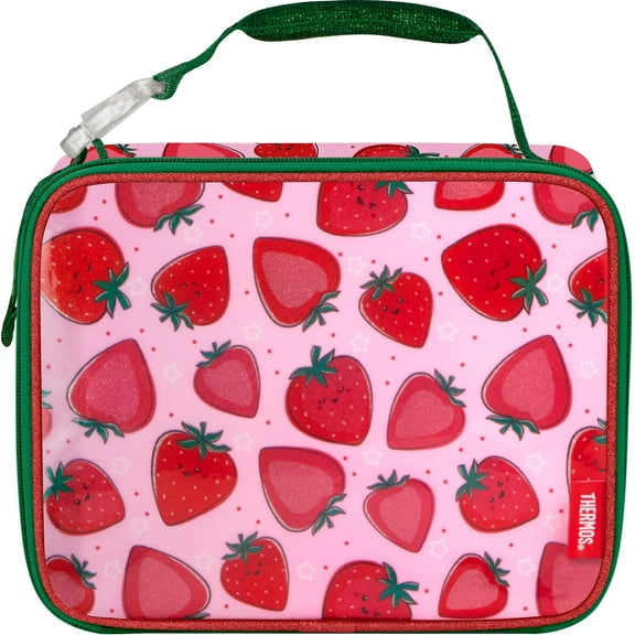 Thermos Kid's Reusable Soft Lunch Box, Strawberry Smiles