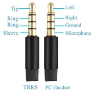 MIYAKO USA 3.5mm Stereo Cable Male to Male Audio Extension Gold Plated, 6ft Long for Smartphones, Speakers, Loudspeakers, Tablets and Computers (M-230GHQ)