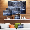thumbnail image 3 of Winter Lake in Deep Forest - Landscape Canvas Art Print, 3 of 4