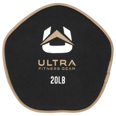 Ultra Fitness Gear Super Tough Neoprene Pancake Sandbag, Pre-Filled with Steel Shot, for Full Body Workouts,  20
