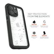Body Glove Tidal Waterproof Phone Case for iPhone 14 Pro - Black/Clear