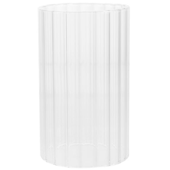 UKCOCO Clear Glass Candle Shades Elegant Protector for Romantic Setting