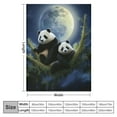 thumbnail image 4 of COMIO Panda Flannel Throw Blanket Women Men All Season Lightweight Soft Blanket for Couch Sofa Bed, 4 of 6