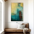 thumbnail image 2 of Elephant Stock Distant Limit Ii Wall Art - Vertical Multi Panel Canvas - Living Room Wall Decor - Abstract Multi Panel - Yellow And Red Decor By Erin Ashley - 32" x 50", 2 of 3