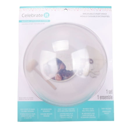 

MICHAELS Large Sphere Breakable 3-Part Mold by Celebrate It™