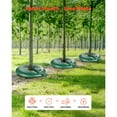 thumbnail image 5 of KFFKFF Arbor Hydration Circles, Set of 4, 20-Gallon Tree Hydration Sacks, 6-9 Hours Gradual Dispensation, Reusable Botanical Water Pouches, Water Conservation, Robust Irrigation Method, 5 of 9