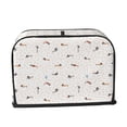 thumbnail image 2 of Sikiie Dachshund Dog Puppy Toaster Covers 2 Slice Dustproof Toaster Cover Bread Machine Cover, Dustproof Cover - 11.4" x 7.5" x 7.9", 2 of 7