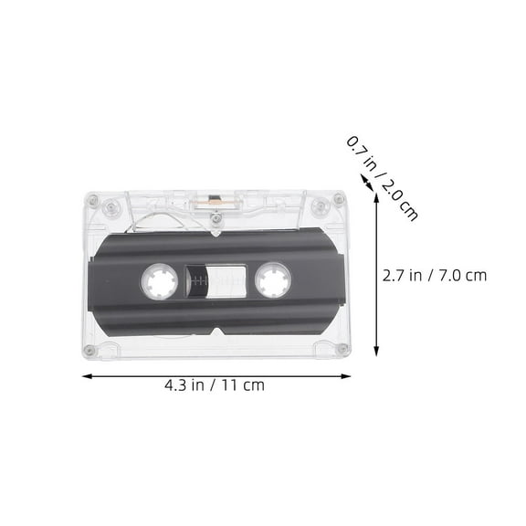 LEXSOMEO 6 pcs Blank Audio Tapes DIY Empty Cassette Tape 30-minute Recordable Blank Cassette Tapes for Greeting