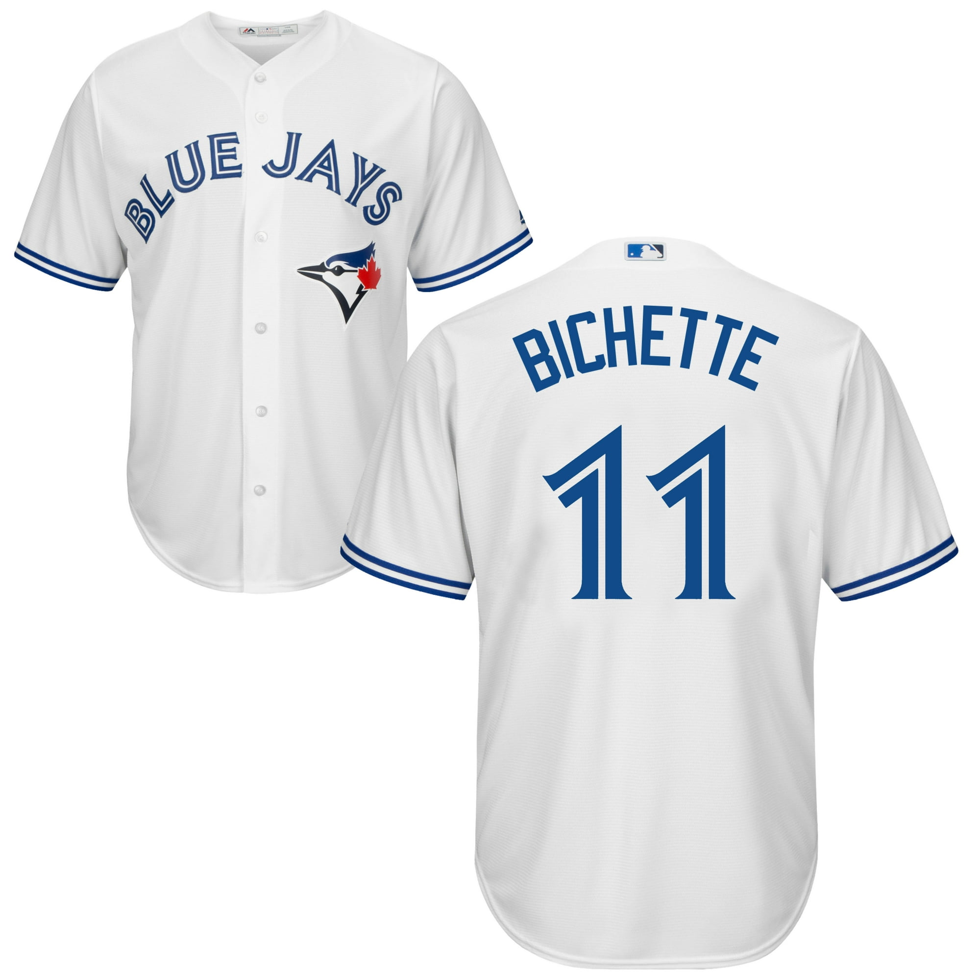 Majestic Men's Bo Bichette Toronto Blue Jays Mlb Cool Base Replica Home Jersey