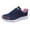 Dark Blue, variant on Daznico Unisex Breathable Mesh Running Shoes - Lightweight Flat Casual Sneakers with Cross Straps, Round Toe Walking Shoes for Women & Men,Color:Dark Blue,Size:6.5