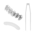 thumbnail image 7 of Unique Bargains Poker Chart Fake Teeth Grills 2 Set Silver Tone, 7 of 7