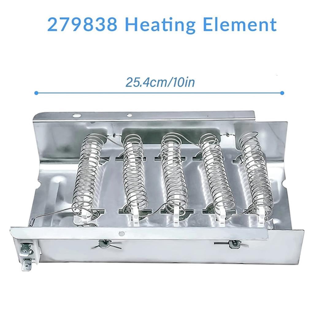 Iron Dryer Heating Part with Thermostat Set Efficient Dryer Part Drying Appliance Repair Component Dryer Accessories