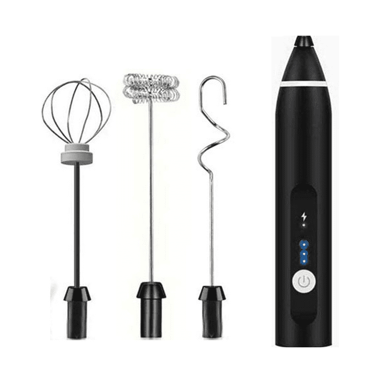 Blender Milk Frother Handheld Electric Mixer Foam Maker Stainless Whis –  TheWokeNest