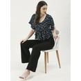 thumbnail image 6 of DressBerry Women's Printed Viscose Rayon Short Flared Sleeves Pleated Crop Top Flared Hem Lightweighted Casual&nbsp;Summer Wear Waist Length Regular Short Blouse, 6 of 7