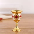 thumbnail image 3 of Copas de 20ml, copas, vasos, vajilla para beber, vajilla decorativa con piedras rojo Gloria copa de vino, 3 of 6