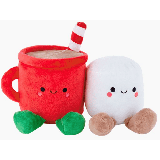 Hallmark Better Together Hot Cocoa and Marshmallow Magnetic Plush New ...