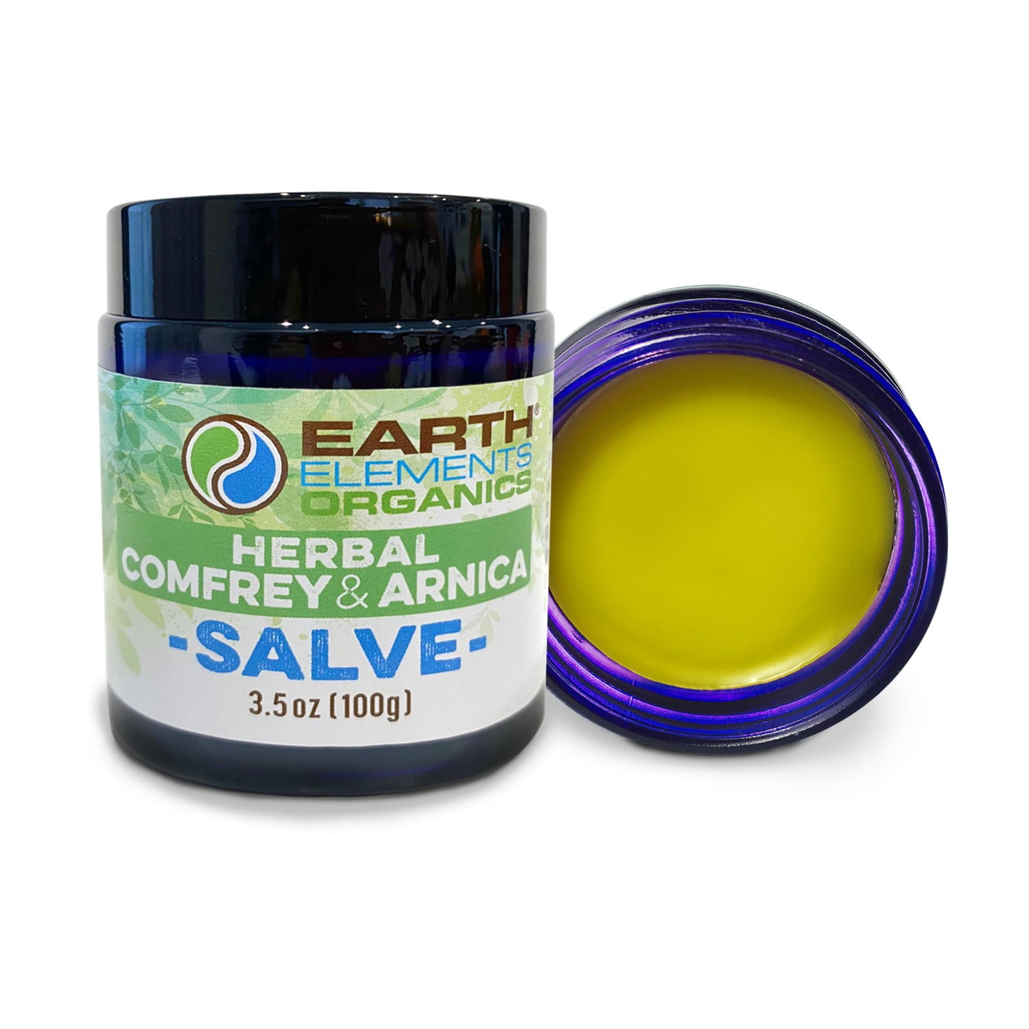 Earth Elements Organics Comfrey and Arnica Salve - Bruises, Muscles, Joints
