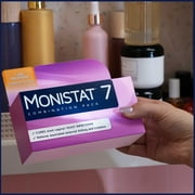 Monistat 7 Day Women's Yeast Infection Treatment, 7 Disposable Miconazole Cream Applicator