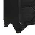 thumbnail image 4 of Vini 52 Inch Modern Glam Tall Dresser Chest, 5 Drawers Diamond Knobs, Black, 4 of 6