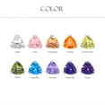 thumbnail image 5 of Bling Jewelry Womens Traditional Large Triangle CZ Solitaire Clip-On Earrings Silver Plated 12MM, 5 of 7