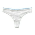 thumbnail image 4 of vigerkar Women's Cute Cotton Thong Underwear, Panties for Women (White, S), 4 of 4
