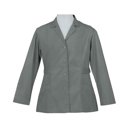 Panda Uniform by HeedFit Women’s 30 Custom Lab Coat for Doctors – 4XL Grey
