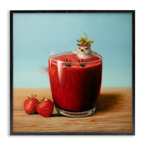 Stupell Industries Eclectic Black Framed Giclee Art, 12 x 12, by Lucia Heffernan